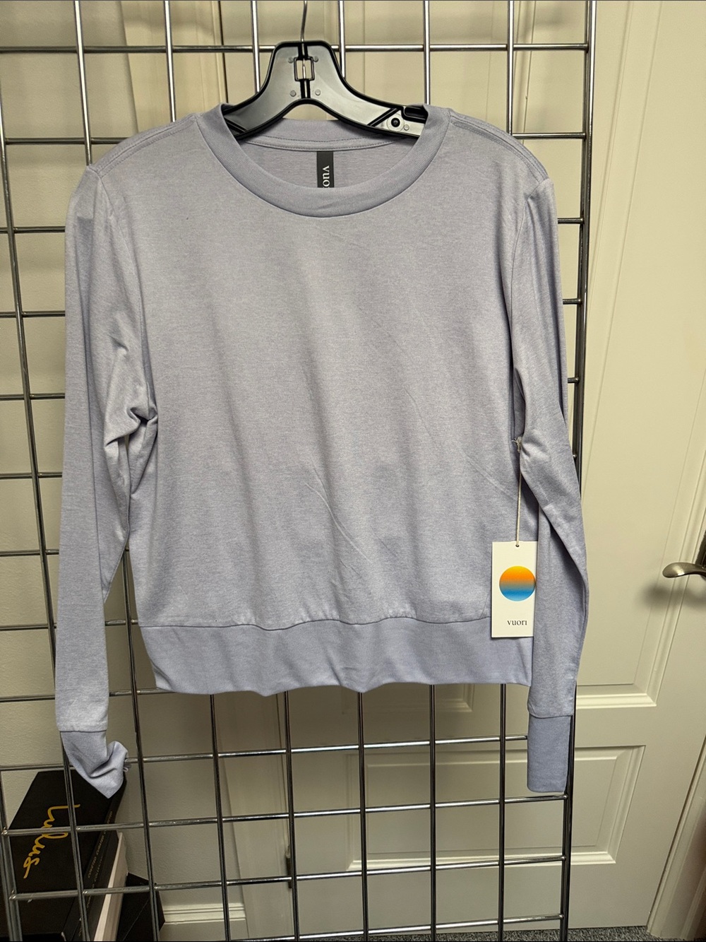 Vuori Daydream Pale Blue Lightweight Crewneck Sweatshirt
